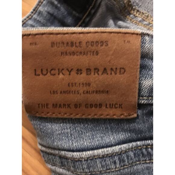 Lucky Brand Hayden Skinny Jeans Women's Size 14/32 Blue Mid Rise Medium Wash - Picture 6 of 10